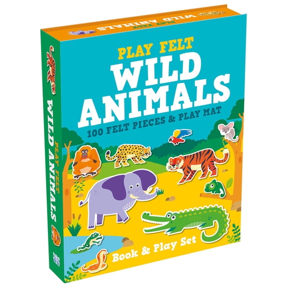 Soft Felt Play Mat & Book Play Felt Wild Animals, (Paperback)