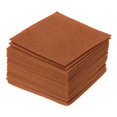 thumbnail image 1 of Soft Felt Sheets Fabric Craft Sheets Brown 4 Inch x 4 Inch 21 Pcs, 1 of 6