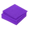 thumbnail image 1 of Soft Felt Sheets Fabric Craft Sheets Dark Purple 4 x 4 Inch 21 Pcs, 1 of 7