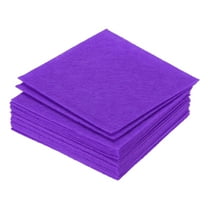Soft Felt Sheets Fabric Craft Sheets Dark Purple 4 x 4 Inch 21 Pcs