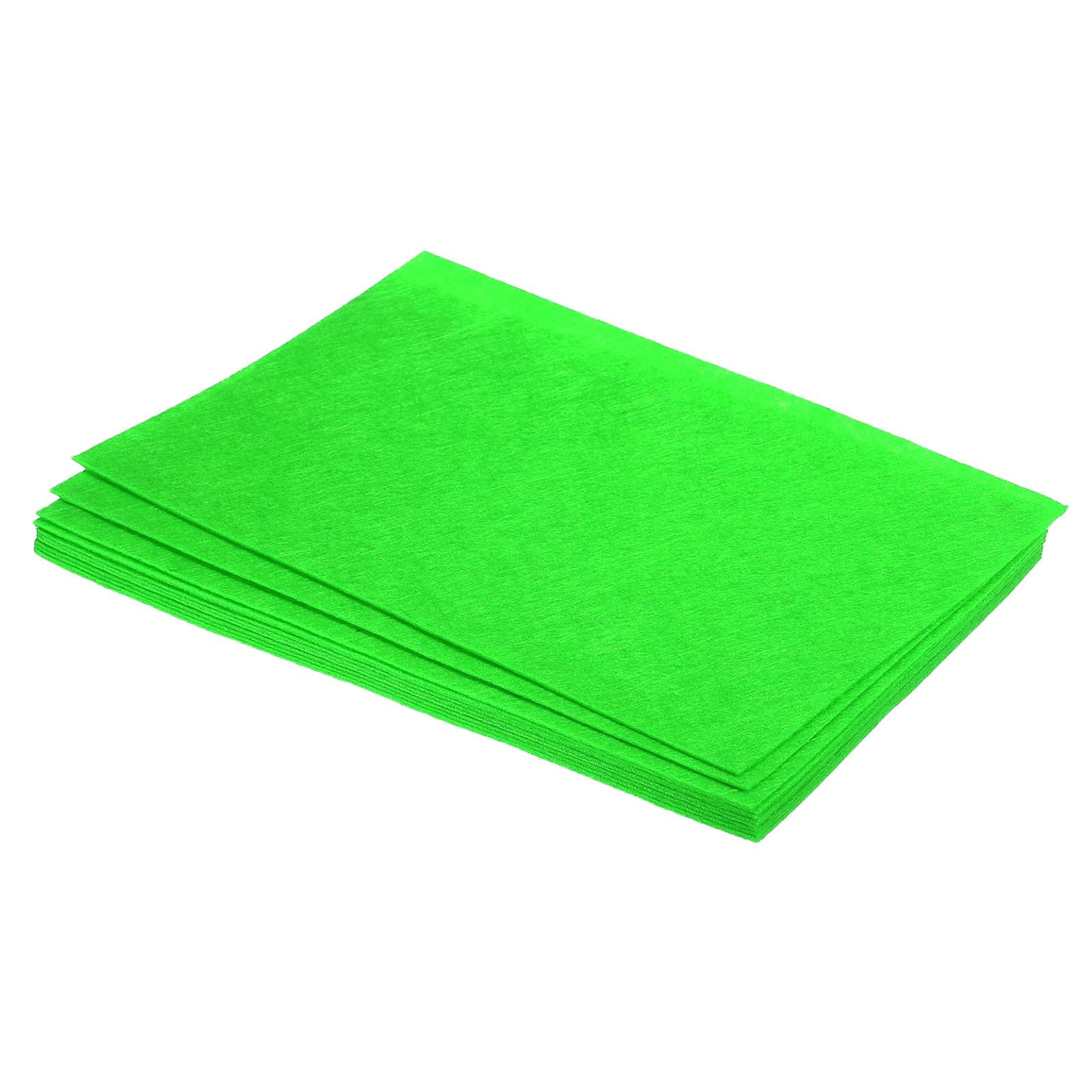 Eppingwin 60 Pcs Fruit Green Felt Sheets, 4x4 Felt Squares,Soft Felt for Crafts, Felt Fabric Sheets for DIY Patchwork
