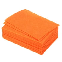 Soft Felt Sheets Fabric Craft Sheets Orange 6 Inch x 4 Inch 36 Pcs