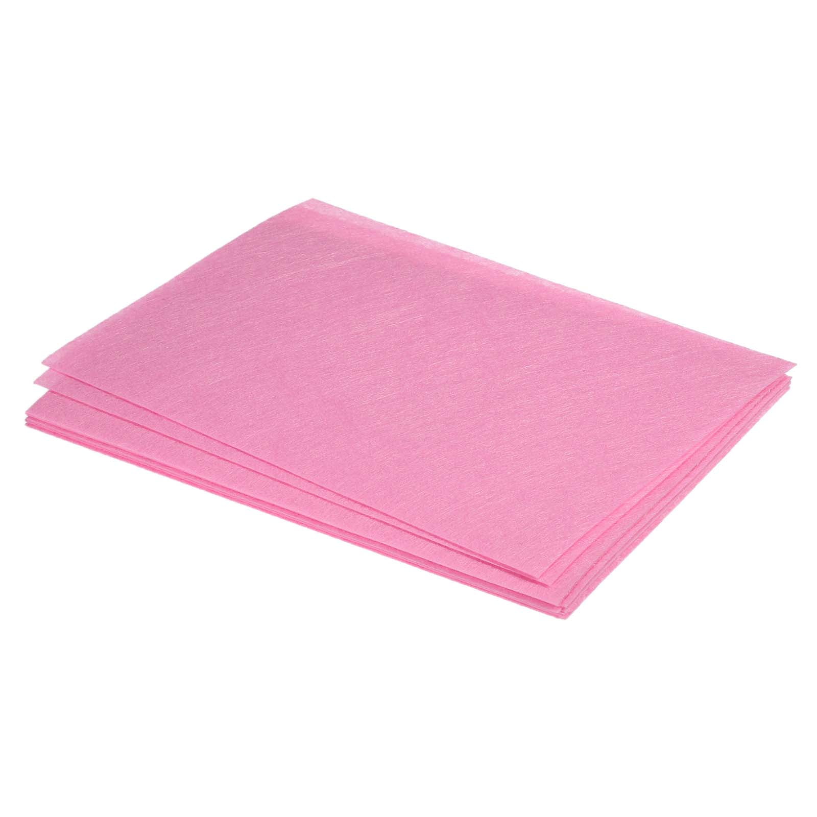 Soft Felt Sheets Fabric Craft Sheets Pink 12 Inch x 8 Inch 12 Pcs