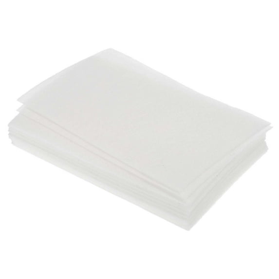 Uxcell 12 Pcs Soft Felt Sheets Fabric Craft Sheets White 7.87" x 11.81"