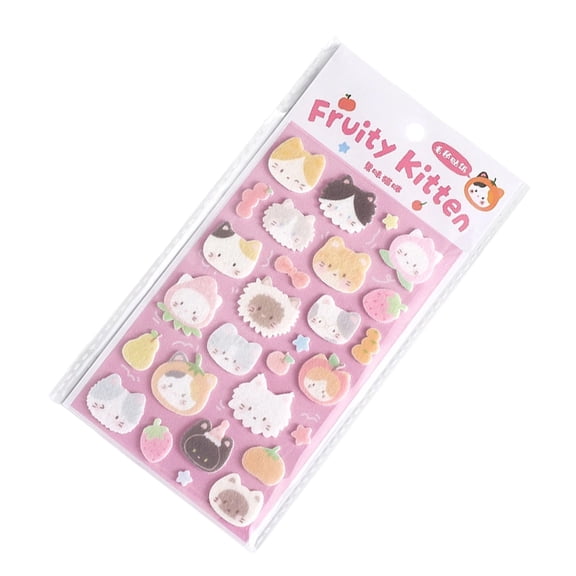 Soft Felt Stickers for Raised Designs for Decorating Phone Cases, Notebooks and Headphones