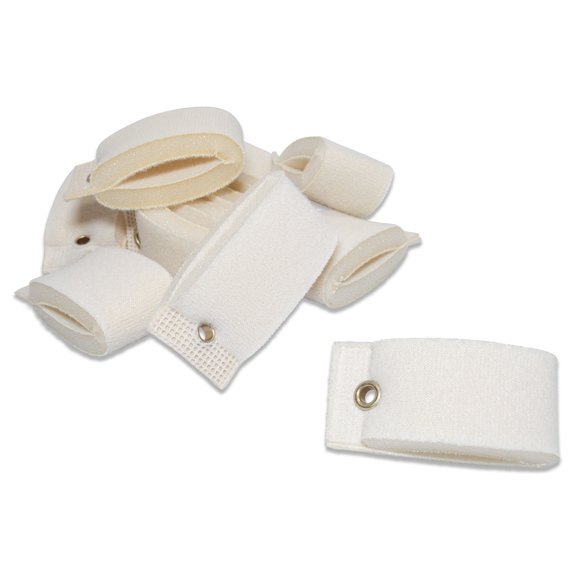 Soft Finger Cuff Loops, Set of 10