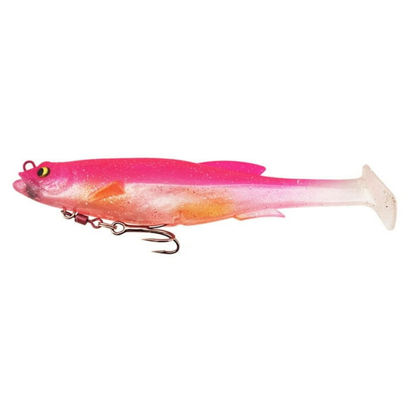 Soft Fishing Lures Baits for Bass Trout Bionic-Swimming-Lure for Freshwater Saltwater Treble Hook Fish Lures Paddle Tail