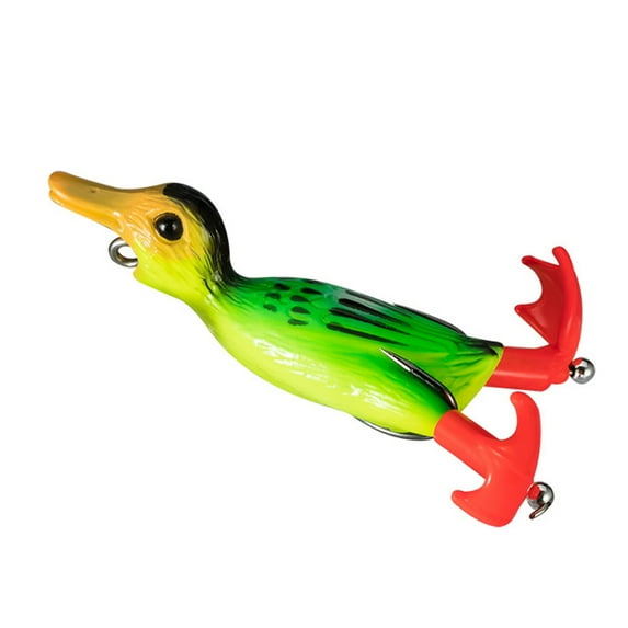 Soft Fishing Lures Propeller 3D Fishing Baits Duck Topwaters Swimming Lures Double Hook Duck Baits Artificial Baits