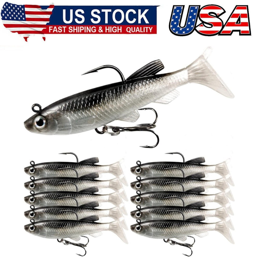 bass lures in stock Top Water Lure Bundle I This Bundle has a selection of baits that include the famous Patented Autotune technology in the Swimtrex lipless crank that swims on the fall and the Swimtrex Max with max vibration Soft Fishing Lures Shad Minnow