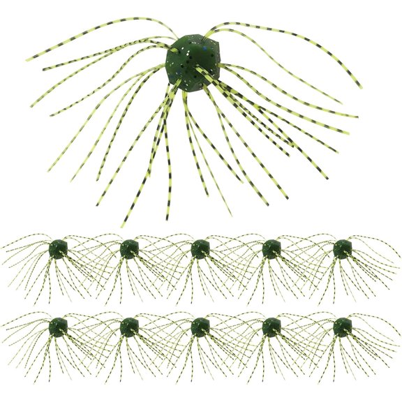 Soft  Fishing Lures with Lifelike Tentacles, Slow Sinking Finesse  for Bass, Drop Shot & Weightless  Fishing