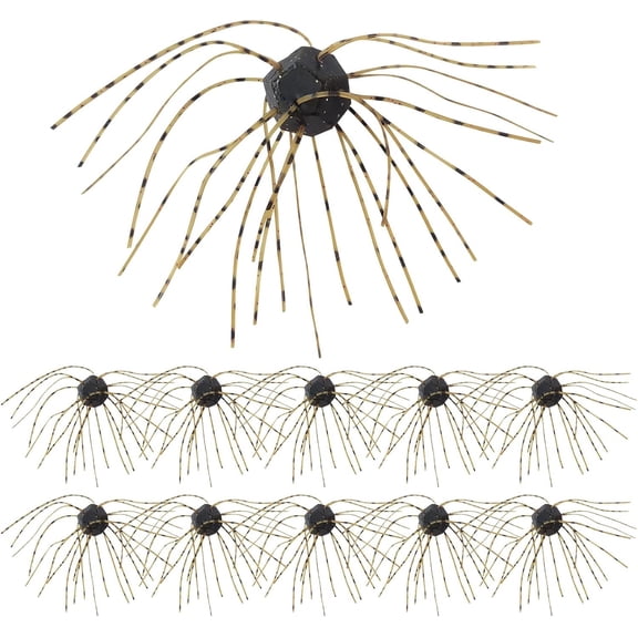 Soft Fishing Lures with Lifelike Tentacles, Slow Sinking Finesse for Bass, Drop Shot & Weightless Fishing