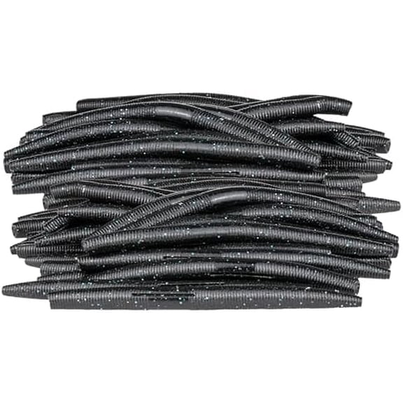 Soft Fishing Worm 100PCS, 3/4/5/6" Mega Value Pack Senko Style Soft Lures for Bass, Plastic Worm Stick Baits, Multicolor, Cost-Effective Fishing Gift