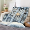thumbnail image 1 of Soft Flannel Christmas Throw Blanket - Plush Warm Blanket for Sofa/Bed, Festive Christmas Decor, Comfortable for Winter Use, Easy to Wash & Maintain, 27.5*39.3in,, 1 of 7