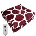 thumbnail image 1 of Soft Flannel Electric Heated Winter Blanket Blanket Electric Heated Soft Light Blanket, 1 of 7