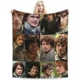 thumbnail image 1 of Soft Flannel Fleece Blanket Jamie Fraser Plush Throw Cozy Blankets for Couch Sofa 40"x30", 1 of 7