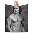 thumbnail image 1 of Soft Flannel Fleece Blanket Sam Heughan Plush Throw Cozy Blankets for Couch Sofa 50"x40", 1 of 7