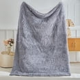 thumbnail image 1 of Soft Flannel Fleece Throw Blanket for Couch Sofa and Bed, Ombre Plush, Blankets for Beds and Shawl Blanket, Warm Plush Blanket for Home Travel, Silver Gray, 39"x59", 1 of 5