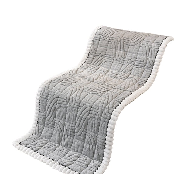 Soft Flannel Sofa Cushion - Thick Plush Seat Pad for Fall and Winter, Non-Slip, Multi-Functional Protector for Couch, Bed, Window Sill, and Children's Play Area