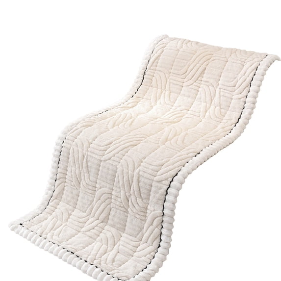 Soft Flannel Sofa Cushion - Thick Plush Seat Pad for Fall and Winter, Non-Slip, Multi-Functional Protector for Couch, Bed, Window Sill, and Children's Play Area
