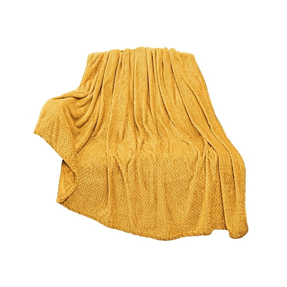 Soft Flannel Throw Blanket, 40"X60" Lightweight Plush Warm Blankets, Solid Color Christmas Themed Sofa Decoration