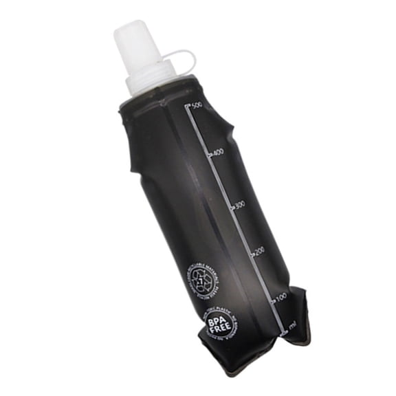 Soft Flask Running Bottles Portable Handheld Soft Folding Water Bottle Running Flask for Sports Hiking Pack