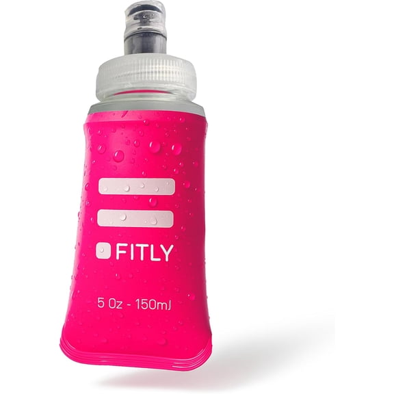 Soft Flask - Shrink As You Drink Watr Bottl for Hydration Pack Folding Idal Running, Hiking, Cycling, Climbing & Rigorous Activity