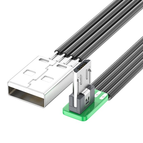 Soft Flat Slim Thin Ribbon Supports 5V2A Charging and 480mbps Data Transmission