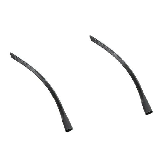Soft Flat Tip Cleaning Accessories Crevice Tool Vacuum Attachment 2 Pieces Pp Plastic Joints Both Ends Cleaner