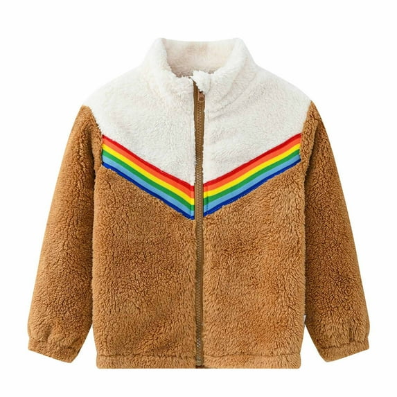 Soft Fleece Jacket Coat For Baby Boys Girls Toddler Baby Boys Cute Fashion Solid Color Winter Hoodie Keep Warm Cotton Clothes Thick Coat 7-8 Years