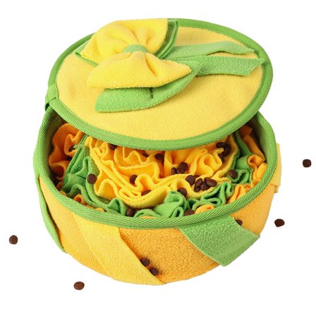 Soft Fleece Sniffing Puzzle Mats Treat Mat Dog Slow Feeding Training Snuffling Mat Dog Indoor Entertainment Pad