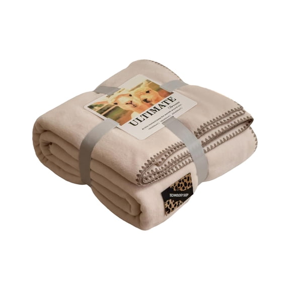 Soft Fleece Throw Blanket Thick Warm Sheep Wool Blend 50 X 60 Inch Lightweight Travel Office Napping Blanket Cozy Dual Use Shawl Wrap for Couch Sofa Bed Airplane Travel Beige 1
