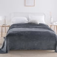 thumbnail image 1 of Soft Fleece Throw Blanket Thickened Cozy Sofa and Bed Cover for All Seasons, 1 of 6