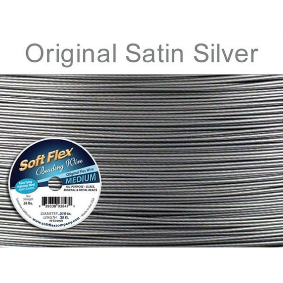 Soft Flex Beading Wire--Medium--.019