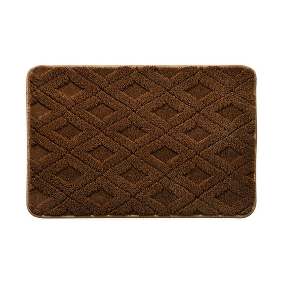 Soft Floor Mats for in Front of Sink Super Absorbent Kitchen Rugs 23.6*15.7 Inch Non-Skid Standing Mat Washable, Polyester