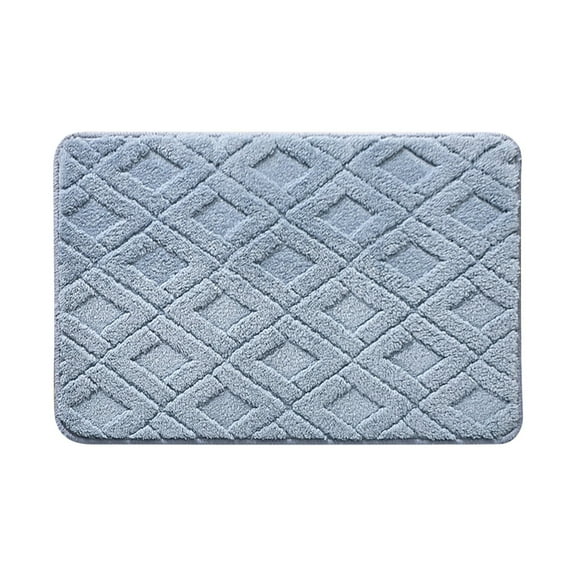 Soft Floor Mats for in Front of Sink Super Absorbent Kitchen Rugs 23.6*15.7 Inch Non-Skid Standing Mat Washable, Polyester