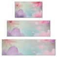 thumbnail image 1 of Soft Floral Watercolor Pattern Kitchen Rugs Sets Of 3,Kitchen Runner Rugs Non Skid Washable,Decorative Kitchen Floor Mats for Kitchen,Sink,Laundry,17"x30"+ 17"x47" + 17"x59", 1 of 6