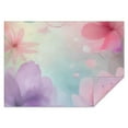 thumbnail image 1 of Soft Floral Watercolor Pattern Rectangle Tablecloth 60"x84",Waterproof Polyester Rectangle Table Cloth, Wipeable Spillproof Polyester Tablecloth for Dining, Camping, Indoor and Outdoor, 1 of 5