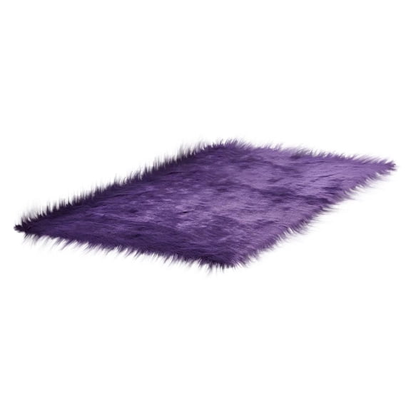 Soft Fluffy Area Rug 50x50cm | Plush Polyacrylonitrile Floor Mat for Living Room Bedroom Home Decor - Warm Carpet Pad