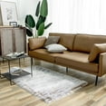 thumbnail image 1 of Soft Fluffy Faux Sheepskin Fur Area Rug, Home Decorative Indoor Floor Mat, Rectangle Brown, 3 x 5 Feet, 1 of 2