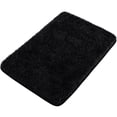 thumbnail image 1 of Soft Fluffy Shag Area Floor Rug Carpet for Living Room Black 4' x 5'2", 1 of 8