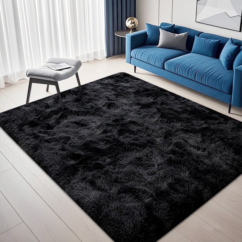 Soft Fluffy Shaggy Area Rug - Machine Washable Indoor Carpet for Living ...