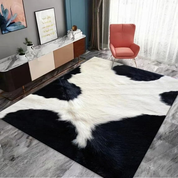 Soft Fluffy Tiger Faux Fur Carpet Luxury Living Room ration Carpets Children Room Plush Floor Mat No