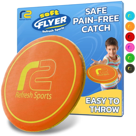 Soft Flyer® Fabric and Foam Disc - Orange - Refresh Sports