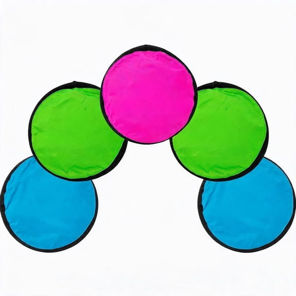 Soft Flying Disc Dog Toy 9 Inch Floats 5 Pack