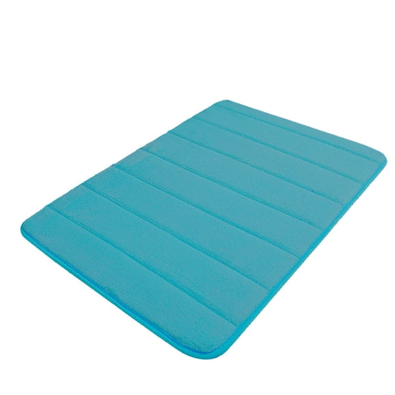 Soft Foam Bath Mat Absorbent Microfiber Shower Rug for Bathroom Floor Non-Slip Foam Polyurethane Backing 50x80cm Washable Bathroom Decor for Bedroom or Vanity Area