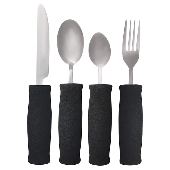 Soft Foam Built-up Handle Utensils (Set of 4)