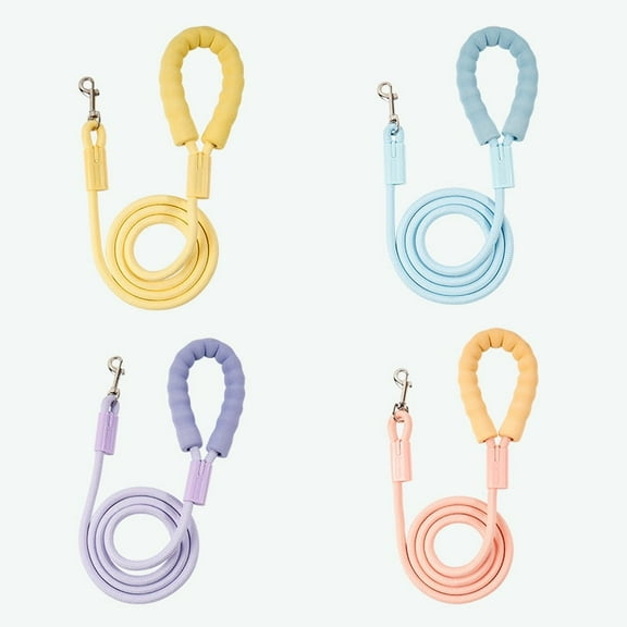 Soft Foam Heavy Duty Dog Cat Leash, Comfortable Padded Handle, Fit for Small Medium Large Sized Dogs Walking, Running, Strong Rope No Pull Pet Training Leash