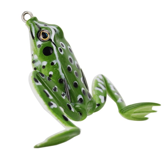 Soft Frogs Baits Topwater Frogs Lures with Hook Frogs Crankbait Lures Artificial Swimbait for Saltwater Fishing
