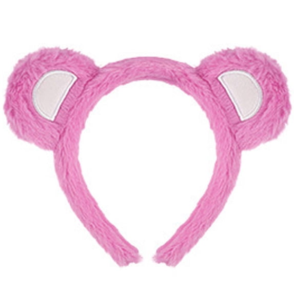 Soft Furry Bear Ears Hairband Elastic Headband For Kids Adults Lightweight Hair Decors Daily Travel Or Celebration