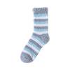 Soft Fuzzy Striped Crew Socks for Unisex,Warm Fleece Lined Cozy Socks for Indoor Winter and Sleep Wear Gray